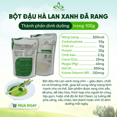 Bột Đậu Hà Lan Xanh Đã Chín Canada 250g – Giàu Chất Xơ, Vitamin – Hỗ Trợ Tiêu Hóa Tốt