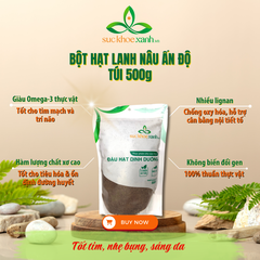 Bột Hạt lanh nâu (Ấn Độ) 500g