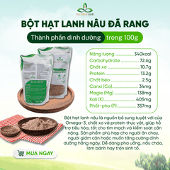 Bột Hạt Lanh Nâu Ấn Độ 250g -Sử dụng ngay– Giàu Omega 3, Chất Xơ – Hỗ Trợ Tiêu Hóa & Tim Mạch
