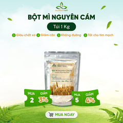 Bột Mì Nguyên Cám Úc Túi 1kg – Giàu Chất Xơ, Vitamin – Làm Bánh Healthy, Ăn Kiêng