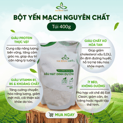 Bột Yến Mạch Úc 400g – Giàu Protein, Vitamin – Ăn Kiêng, Giữ Dáng, Đẹp Da