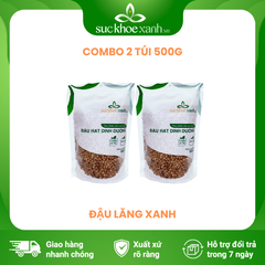 Combo 2 Túi Đậu Lăng xanh nhập khẩu từ Canada, mỗi Túi 500g