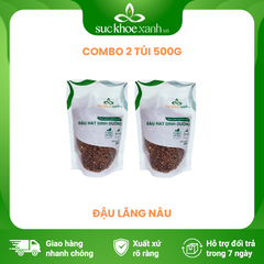 Combo 2 Túi Đậu Lăng nâu nhập khẩu từ Ấn Độ, Mỗi Túi 500g