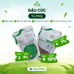 Đậu Cúc Ấn Độ  250g - Hạt to tròn - Không biến đổi gen - Giàu đạm thực vật - Nấu chè, súp, salad