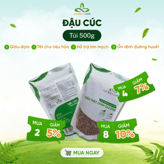 Đậu Cúc Ấn Độ 500g - Hạt đậu sạch tuyển chọn - Bổ sung chất xơ, protein - Dùng cho món chay, ăn kiêng
