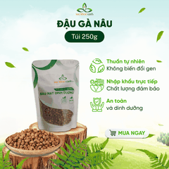 Sức Khỏe Xanh - Đậu Gà Nâu Ấn Độ 250g - Giàu dinh dưỡng - Hạt nguyên chất - Thực dưỡng, ăn kiêng, món chay