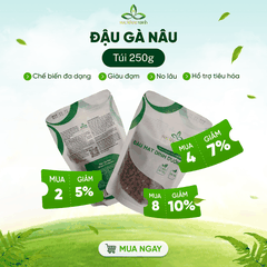 Sức Khỏe Xanh - Đậu Gà Nâu Ấn Độ 250g - Giàu dinh dưỡng - Hạt nguyên chất - Thực dưỡng, ăn kiêng, món chay