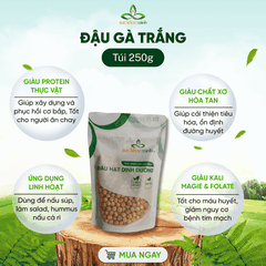 Combo 03- 1 Đậu Gà, 1 Đậu Lăng đỏ & 1 Đậu Hà lan xanh nguyên Hạt (mỗi túi 250g)
