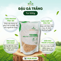Combo 08- 1 Đậu gà & 1 Đậu Lăng xanh & 1 Đậu Hà lan xanh nguyên Hạt (mỗi túi 500g)
