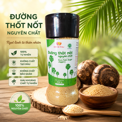 Đường Thốt Nốt Nguyên Chất Anh Đăng, Hủ 300g, 100% từ Hoa cây Thốt Nốt, không chất bảo quản