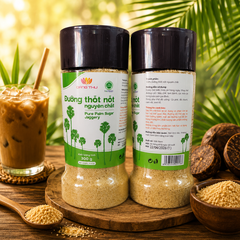 Đường Thốt Nốt Nguyên Chất Anh Đăng, Hủ 300g, 100% từ Hoa cây Thốt Nốt, không chất bảo quản