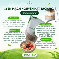 Yến Mạch Nguyên hạt, nguyên cám, đã tách vỏ – Nhập khẩu từ Canada – Healthy Eat, Dinh Dưỡng Cho Gia Đình