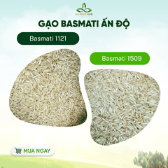 Gạo Basmati India (Ấn độ) Túi 1Kg - ngăn ngừa tiểu đường, kiểm soát cân nặng