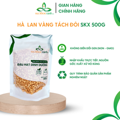 Combo 10 Túi Đậu Hà lan vàng tách đôi, nhập khẩu từ Canada, mỗi Túi 500g
