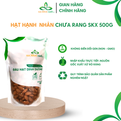 Hạt Hạnh nhân tự nhiên chưa rang nhập khẩu từ Úc, Túi 500g