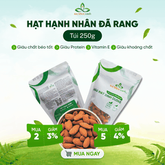 Hạt Hạnh nhân ăn liền - Nhập khẩu từ Mỹ - Bổ sung dinh dưỡng - Ăn ngay tiện lợi - Sỉ lẻ giá tốt - Giao nhanh toàn quốc