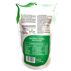 Hạt Hạnh nhân tự nhiên chưa rang nhập khẩu từ Úc, Túi 500g