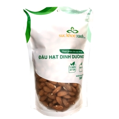 Hạt Hạnh nhân tự nhiên chưa rang nhập khẩu từ Úc, Túi 500g