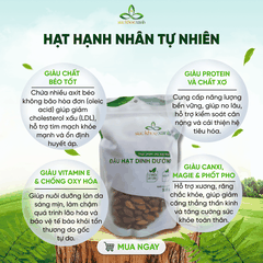 Sức Khỏe Xanh – Hạnh Nhân Sống Tự Nhiên Mỹ 500g – Bổ Sung Vitamin E -Chất Béo Tốt - Sỉ lẻ giá tốt