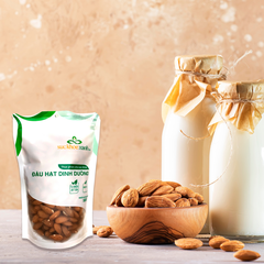 Hạt Hạnh nhân tự nhiên chưa rang nhập khẩu từ Úc, Túi 500g