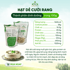 Hạt Dẻ Cười Mỹ Rang 400g – Hạt Ăn Vặt Giàu Dinh Dưỡng, Bảo Vệ Tim Mạch, Làm Đẹp Da