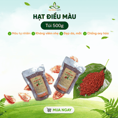 Hạt điều màu – Gia vị tạo màu thực phẩm, 100% tự nhiên, không phẩm màu