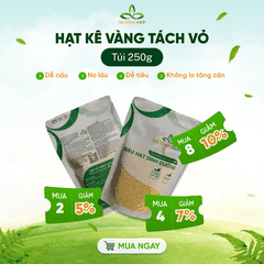 Kê Tẻ Vàng Tách Vỏ Nga 250g – Hạt Nguyên Liệu Nấu Cháo, Làm Bột Ngũ Cốc, Ăn Kiêng Healthy