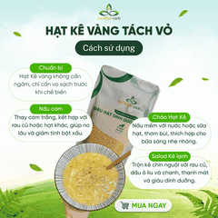 Kê Tẻ Vàng Tách Vỏ Nga 250g – Hạt Nguyên Liệu Nấu Cháo, Làm Bột Ngũ Cốc, Ăn Kiêng Healthy