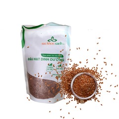 Combo 5 Túi Hạt Lanh nâu nhập khẩu từ Ấn Độ, mỗi Túi 500g