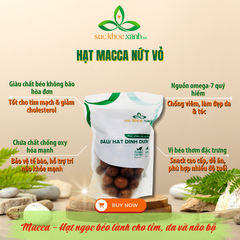 Hạt Macca nứt vỏ nhập khẩu từ Úc, Túi 500g