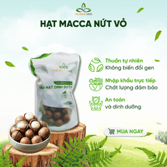Hạt Macca nứt vỏ nhập khẩu từ Úc, Túi 500g