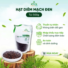 Hạt Quinoa đen nhập khẩu từ PERU, Túi 500g