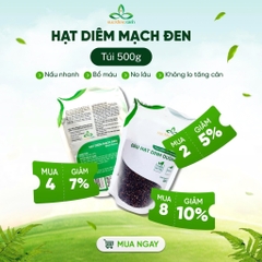 Hạt Quinoa đen nhập khẩu từ PERU, Túi 500g
