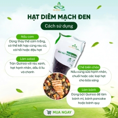 Hạt Quinoa đen nhập khẩu từ PERU, Túi 500g