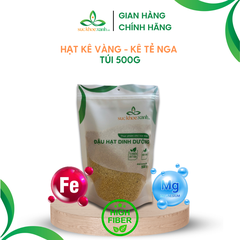 Combo 5 Túi Hạt kê vàng tách vỏ nhập khẩu từ Nga, mỗi Túi 500g