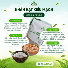 Nhân Hạt Kiều mạch nhập khẩu từ Trung Quốc, Túi 250g