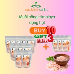 Combo 10+3: Muối hồng Himalaya Dạng Hạt 200g