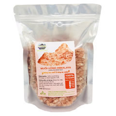 Muối hồng Himalaya Dạng Hạt Túi 1kg