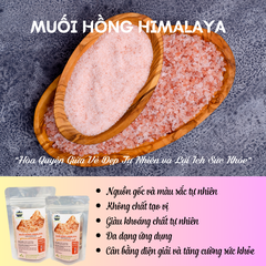 Muối Hồng Himalaya Dạng Mịn 200g – Khoáng Chất Tự Nhiên – Nấu Ăn, Chăm Sóc Da
