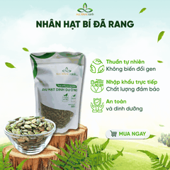 Nhân Hạt Bí Ăn Liền Trung Quốc 100g – Hạt Ăn Vặt Healthy -Giàu Kẽm, Magie -Tốt Cho Sức Khỏe