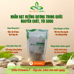 Hạt Hướng Dương Bóc Vỏ Trung Quốc 500g – Ăn Vặt Dinh Dưỡng, Ăn Chay, Làm Đẹp Da, Bổ Sung Khoáng Chất
