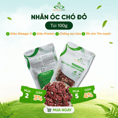 Nhân Óc Chó Đỏ Mỹ 100g – Ăn Vặt Lành Mạnh, Bổ Sung Dinh Dưỡng Toàn Diện