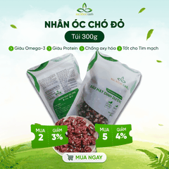 Nhân Óc Chó Đỏ Mỹ 300g – Giàu Protein, Chất Xơ, Tăng Cường Sức Đề Kháng