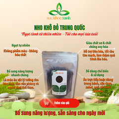 Nho khô đỏ nhập khẩu từ Trung Quốc, Túi 500g