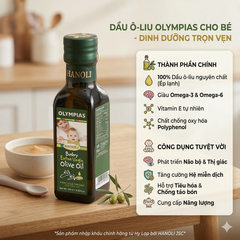 Dầu Oliu Nguyên Chất Cho Bé Olympias 100ml