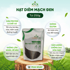 Hạt Quinoa đen nhập khẩu từ PERU, Túi 250g