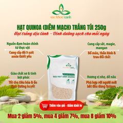 Quinoa Trắng Tây Ban Nha -  Giàu Protein Hoàn Chỉnh & Chất Xơ – Natural Seed, Protein Cao, Siêu Sạch, Eat Clean, Không Gluten, Giảm Cân