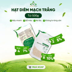 Hạt Quinoa trắng nhập khẩu từ PERU/ẤN ĐỘ, Túi 500g