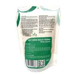 Hạt Quinoa trắng nhập khẩu từ PERU/ẤN ĐỘ, Túi 250g