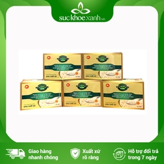 Combo 5 Hộp Vỏ Hạt Mã Đề Indian Psyllium (14 Gói/hộp)